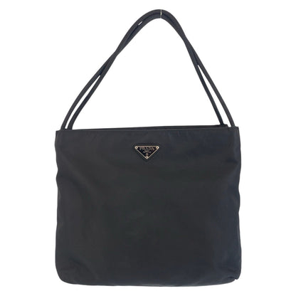 Prada Tote Bag Nylon Black Tote Bag Shoulder Bag Test Triangle With Logo Women - Style 2 Rovelle Bags