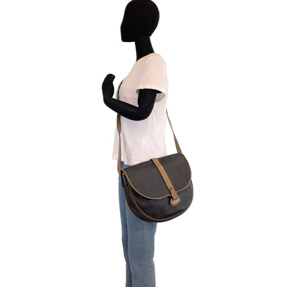 Christian Dior Shoulder Bag leather Brown Shoulder back pochette Honeycomb Pattern Women Rovelle Bags