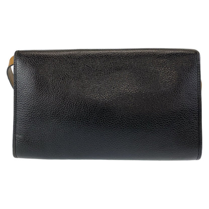 Christian Dior Shoulder Bag leather black Shoulder Bag pochette Women Rovelle Bags