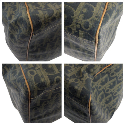 Dior Boston Duffel bag leather Navy Brown Gold Metal Trotter Rovelle Bags