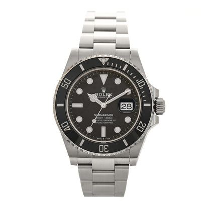 Stainless Steel 41mm Oyster Perpetual Submariner Date Watch Black 126610LN