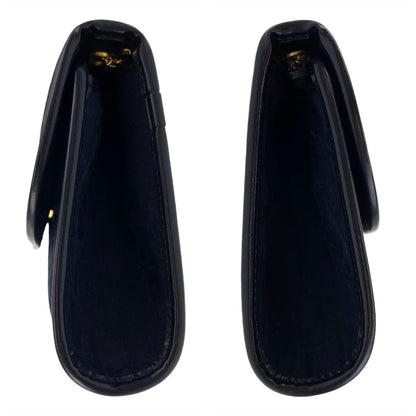 Dior Shoulder Bag canvas Navy Gold Metal Trotter Rovelle Bags