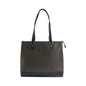 CELINE Tote Bag PVC Brown Gold Metal Macadam
