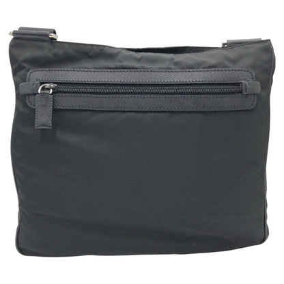 Prada Shoulder Bag Nylon Black Test Triangular Logo Rovelle Bags