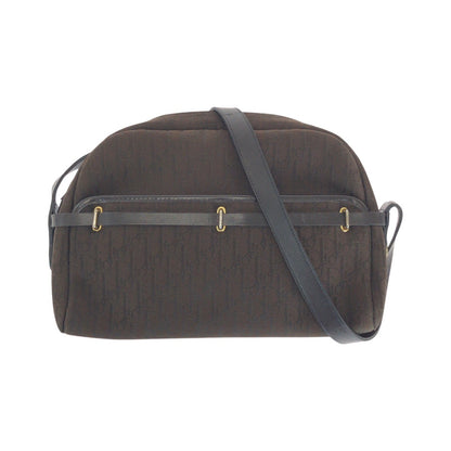 Dior Shoulder Bag canvas Brown Gold Metal Trotter Rovelle Bags