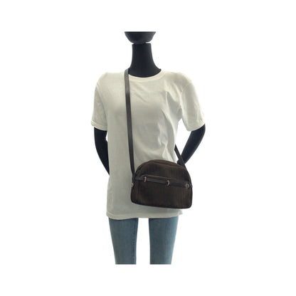 Dior Shoulder Bag canvas Brown Gold Metal Trotter Rovelle Bags