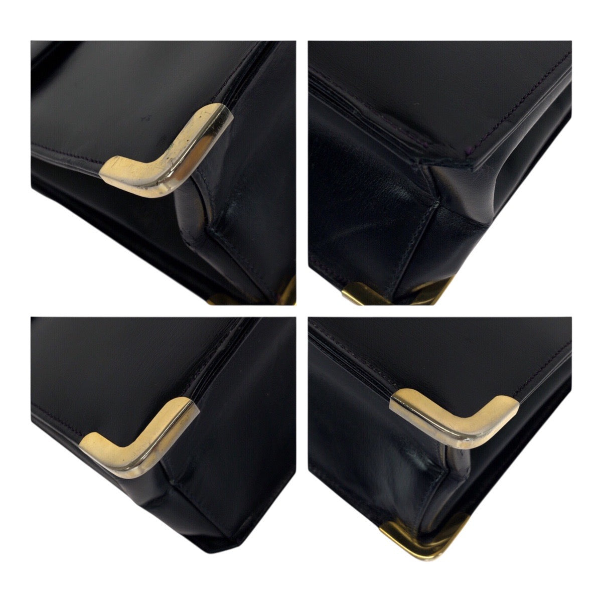 Dior Shoulder Bag leather Black GoldMetal Rovelle Bags