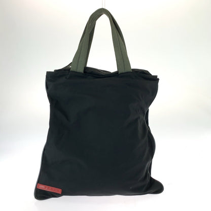 Prada Tote Bag Nylon Black Silvermetal Prada Sports Rovelle Bags
