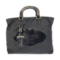 Prada Tote Bag Nylon Black Silvermetal Test Logo Rovelle Bags