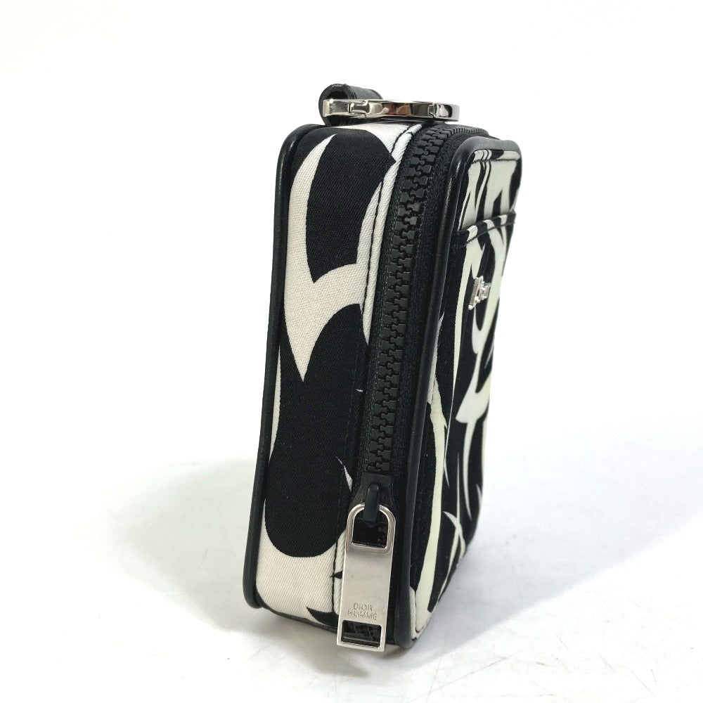 DIOR HOMME Pouch Nylon white Cigarette case with key ring Tribal mens Rovelle Bags