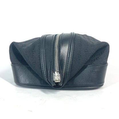 Dior Pouch Canvas / leather black logo unisex(Unisex) Rovelle Bags