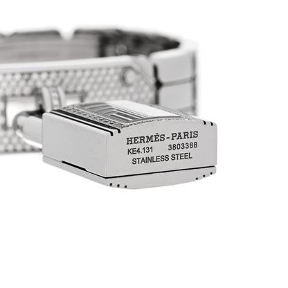 Stainless Steel Diamond Pave 16mm Kelly Quartz Watch