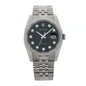 Stainless Steel 18K White Gold Diamond 36mm Oyster Perpetual Datejust Watch Blue Jubilee 116234