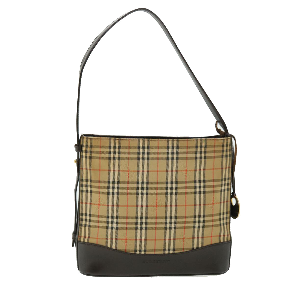 Burberry Nova Auth Leather Black Shoulder Bag Style 3
