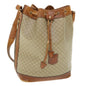 Luxury CELINE Macadam Canvas Shoulder Bag Beige 51313