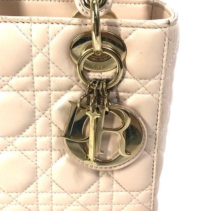 Dior Handbag leather beige Shoulder Bag Crossbody bag Lady Dior Women Rovelle Bags