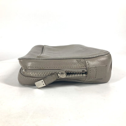 Dior business bag leather gray Pouch logo mens Rovelle Bags