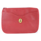 Christian Dior Clutch bag leather Red Women Rovelle Bags