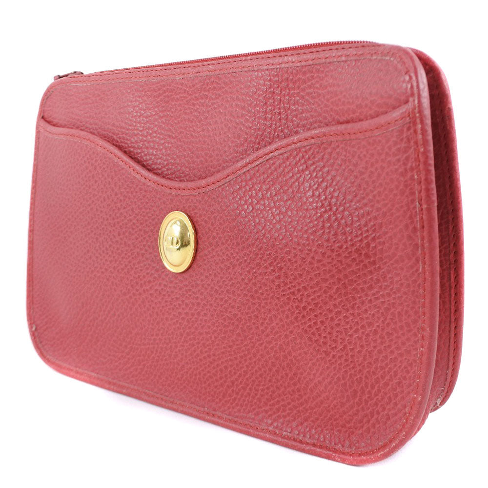 Christian Dior Clutch bag leather Red Women Rovelle Bags