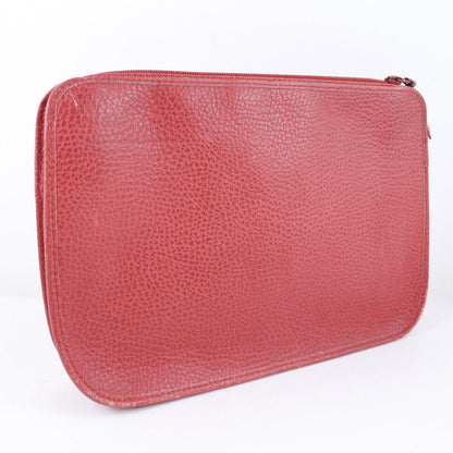 Christian Dior Clutch bag leather Red Women Rovelle Bags
