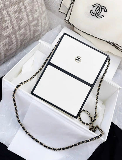 Chanel Luxury Leather Black Clutch Style 6 Rovelle Bags