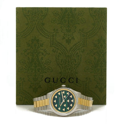 Stainless Steel Malachite 32mm G-Timeless Bee Quartz Watch