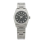 Stainless Steel 31mm Oyster Perpetual Watch Black 77080