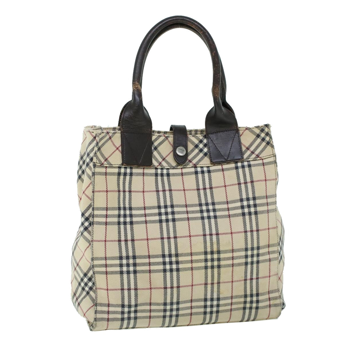 Burberry Nova Label Leather Beige Handbag