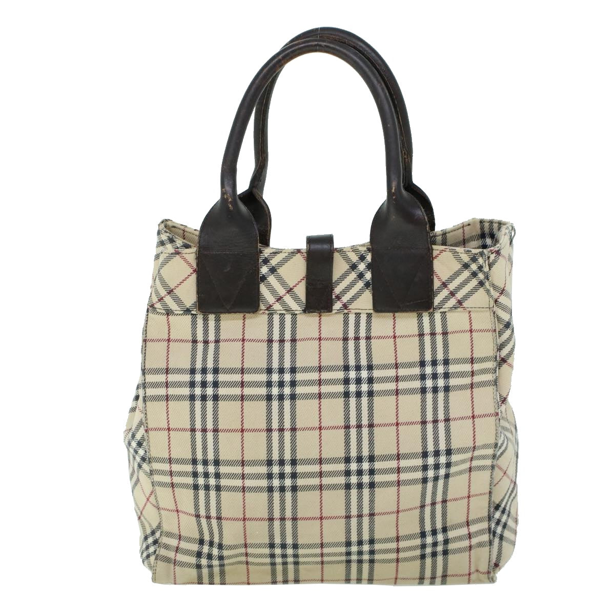 Burberry Nova Label Leather Beige Handbag
