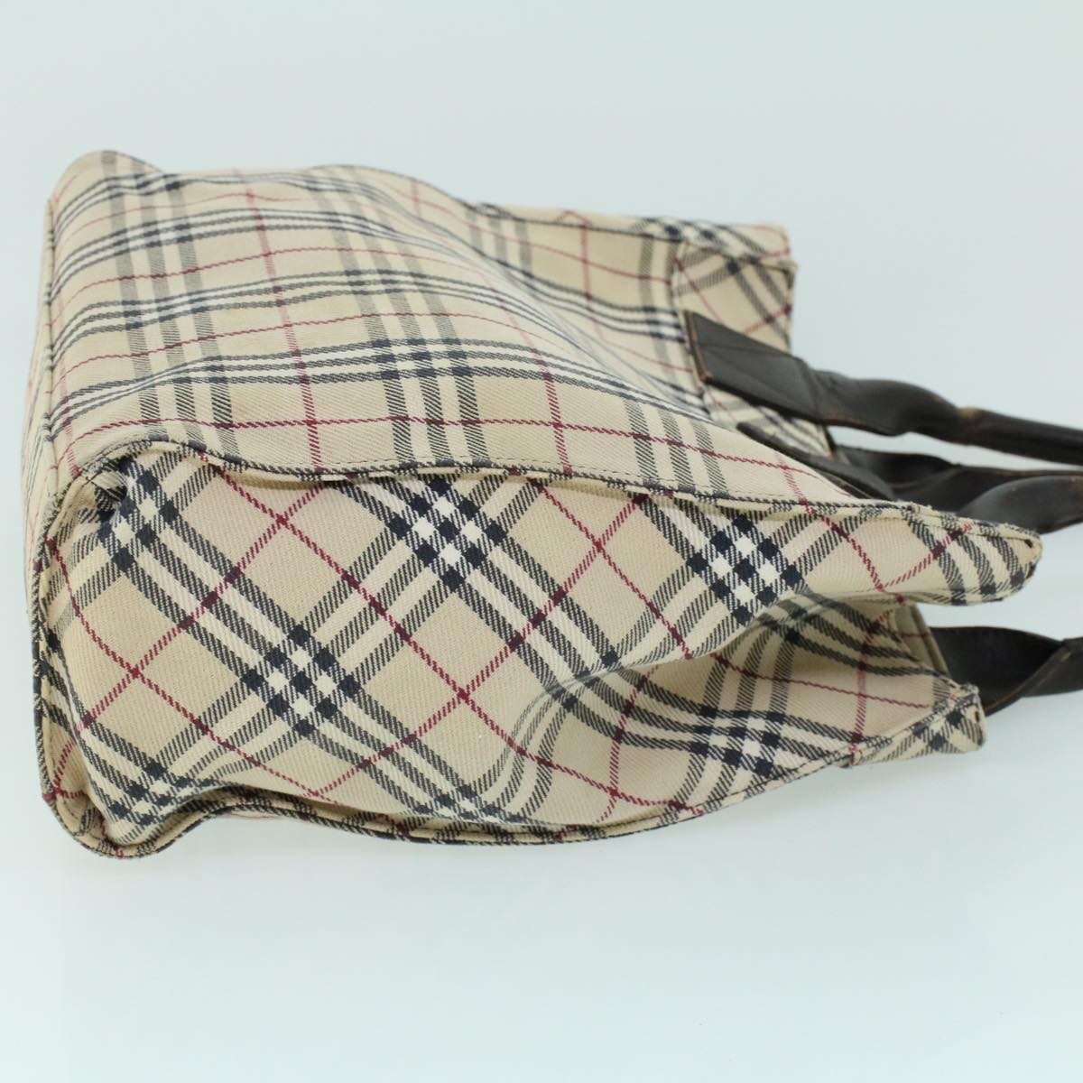 Burberry Nova Label Leather Beige Handbag