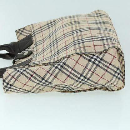 Burberry Nova Label Leather Beige Handbag