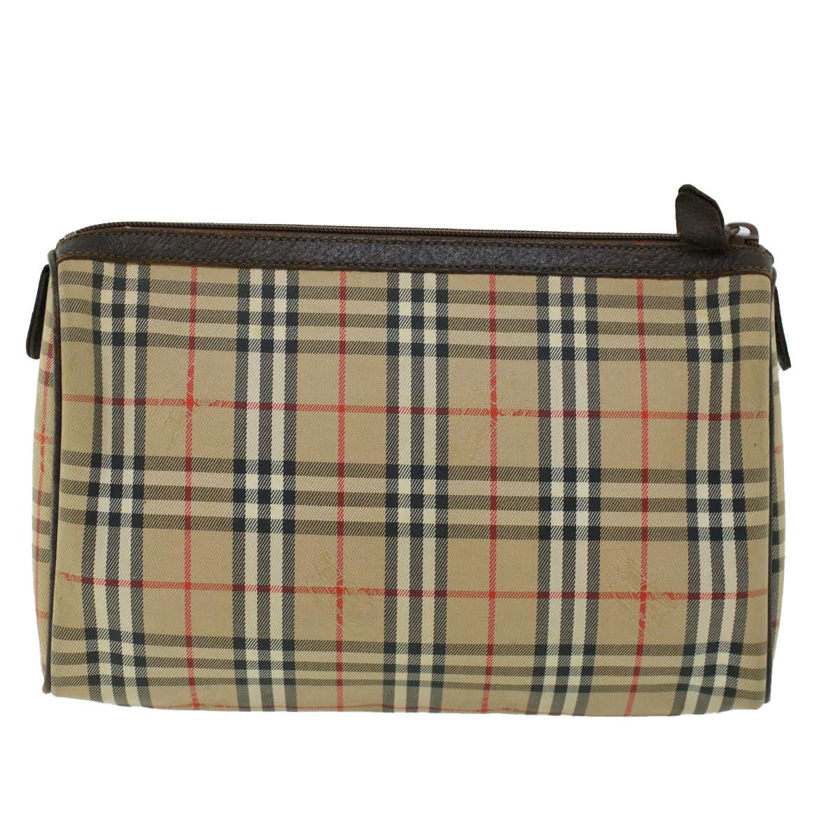 Burberry BURBERRYSs Nova Leather Beige Clutch Bag