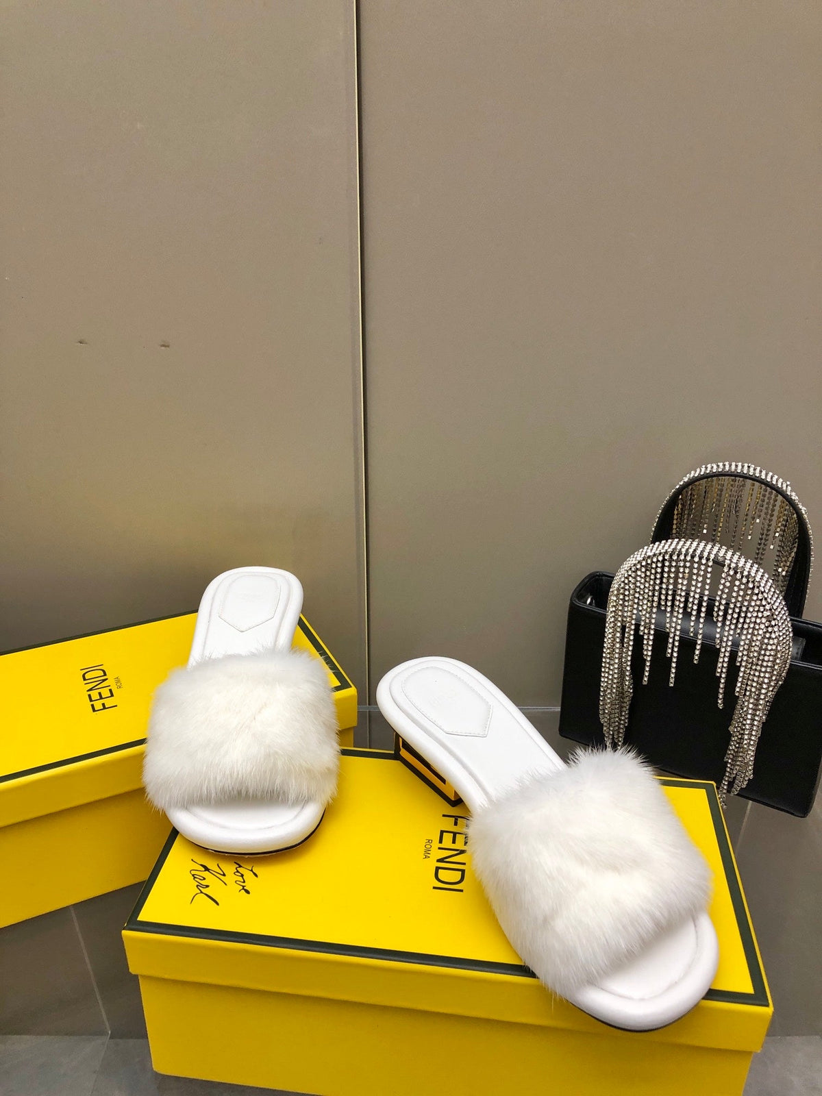 Fendi Baguette Slide