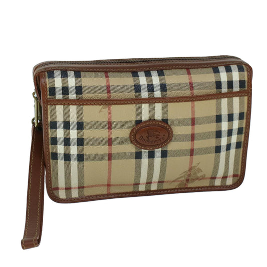 Burberry BURBERRYSs Nova Leather Black Clutch Bag Style 3
