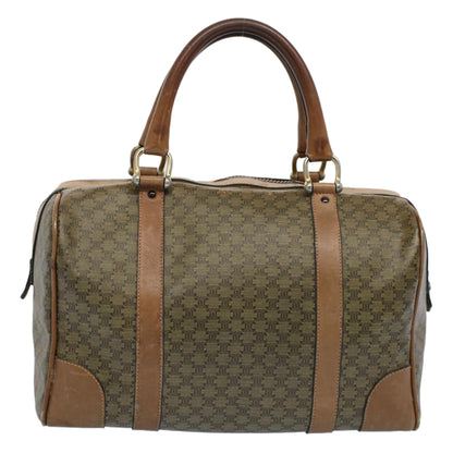 Luxury CELINE Macadam Canvas Hand Bag Brown 54043