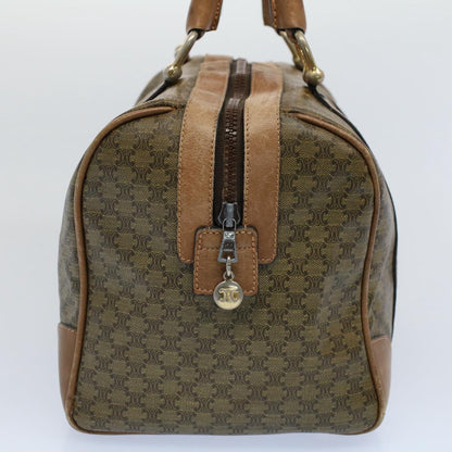 Luxury CELINE Macadam Canvas Hand Bag Brown 54043