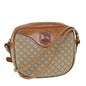 Luxury CELINE Macadam Canvas Shoulder Bag Beige 54801