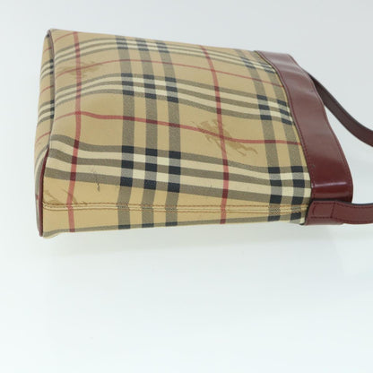 Burberry Nova Auth Leather Beige Shoulder Bag Style 10