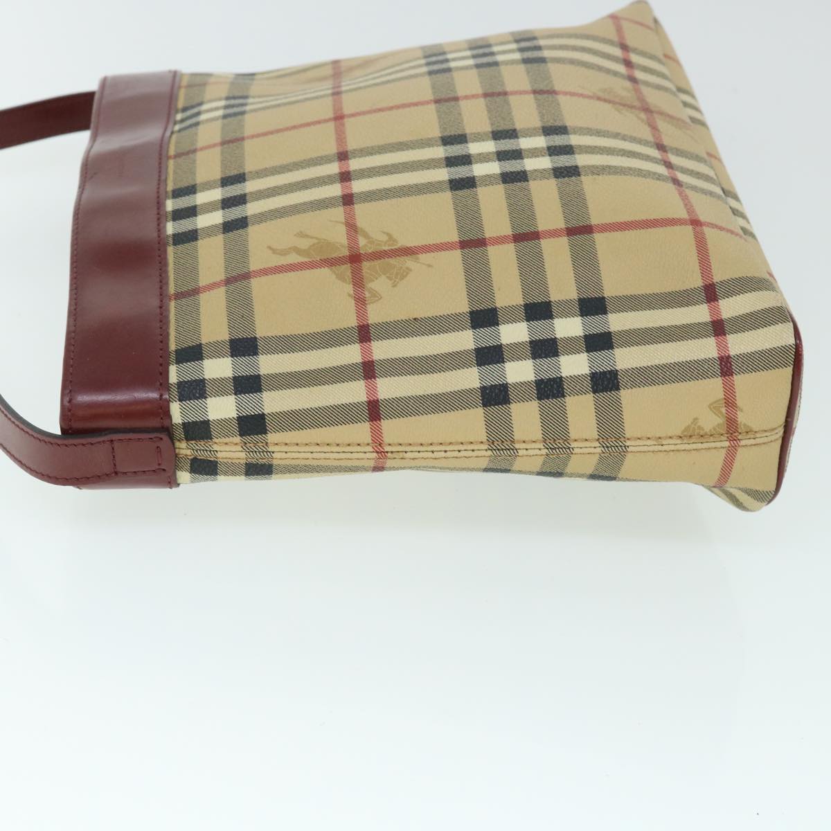 Burberry Nova Auth Leather Beige Shoulder Bag Style 10