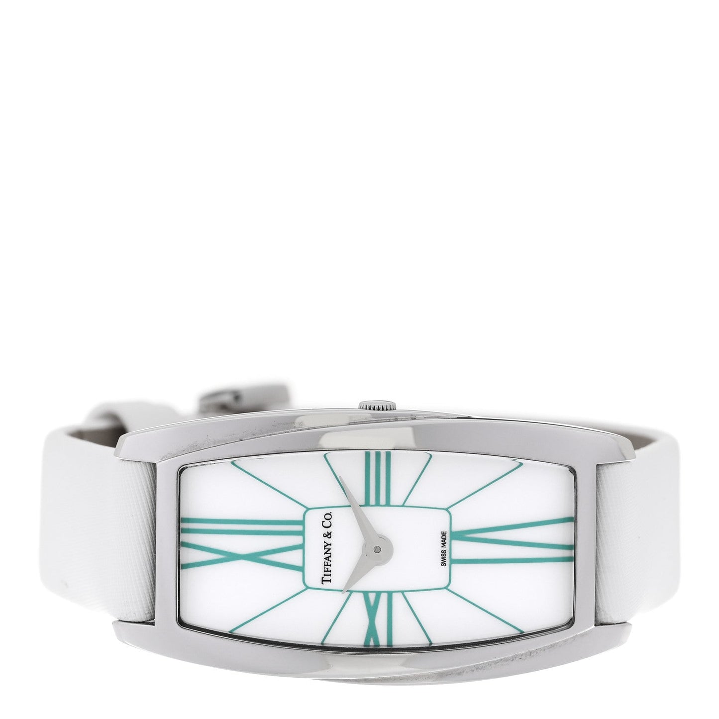 Stainless Steel Satin 22mm Gemea Quartz Watch White