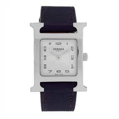 Stainless Steel Swift 21mm Heure H Hour Quartz Watch Iris