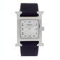 Stainless Steel Swift 21mm Heure H Hour Quartz Watch Iris