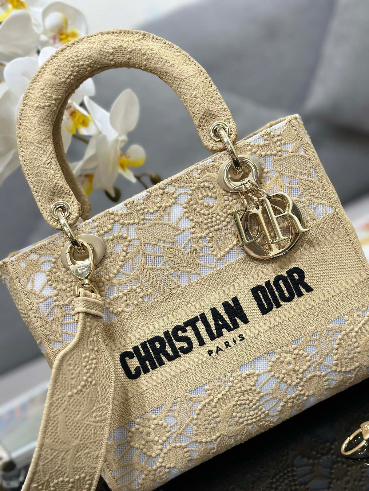 Christian Dior Medium Lady D Lite Bag