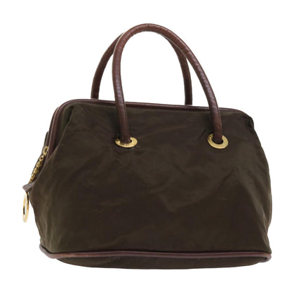 Luxury CELINE Hand Bag Nylon Khaki 55453