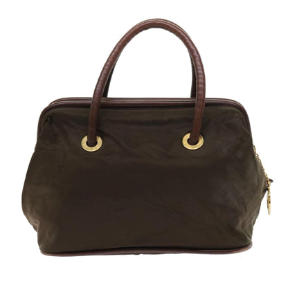 Luxury CELINE Hand Bag Nylon Khaki 55453