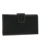 Luxury CELINE Long Wallet Leather Black  55628