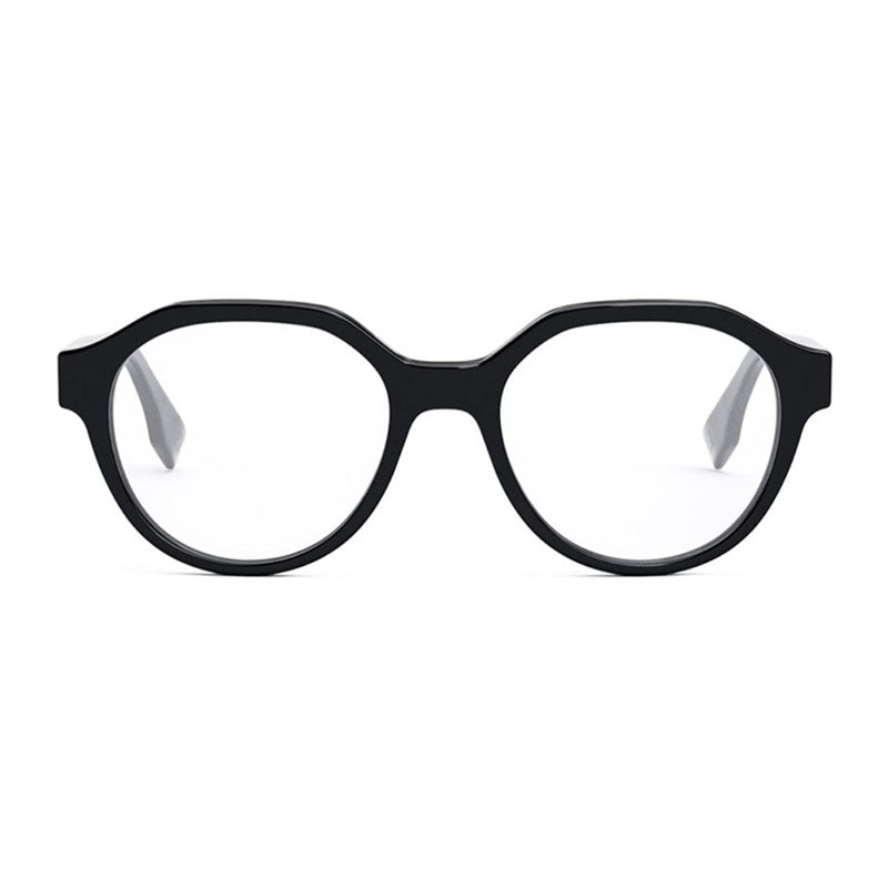 Fendi Eyeglasses Oval Full Rim, Black Frame and Clear Demo Lenses Lens FE50049I001 Rovelle Bags