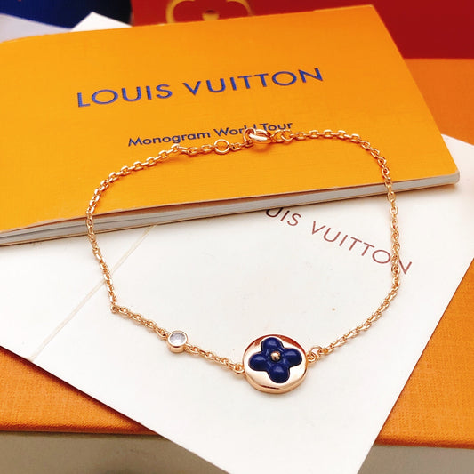 Blue Mother-of-Pearl Bracelet