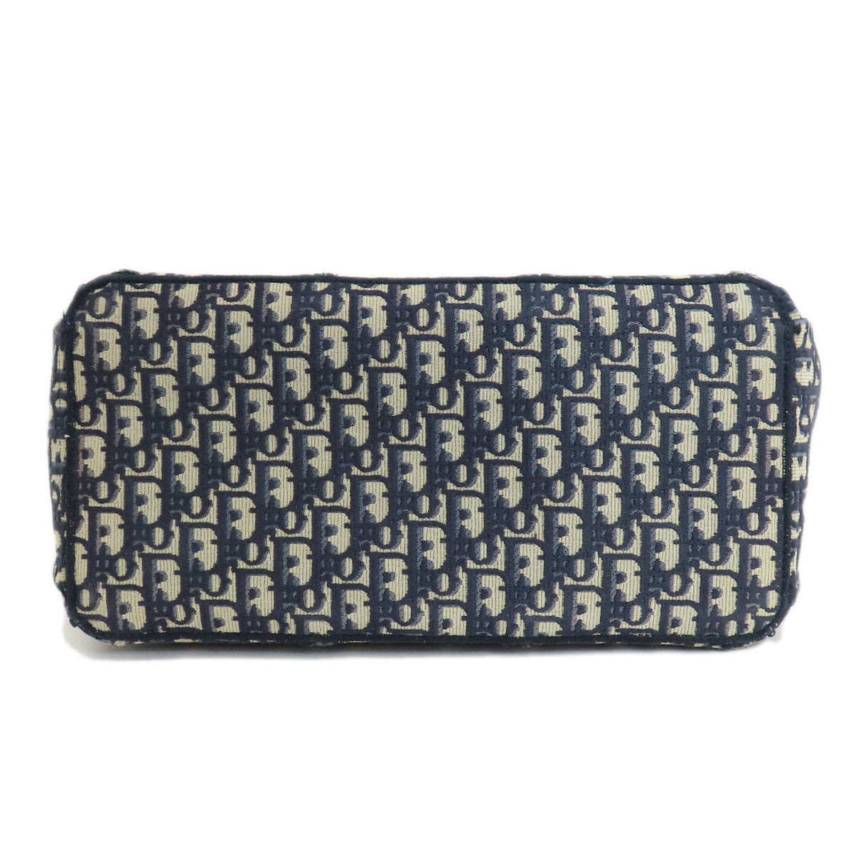 Christian Dior Tote Bag canvas Navy Trotter Pattern Women Rovelle Bags