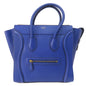 CELINE Tote Bag leather blue Luggage mini Women